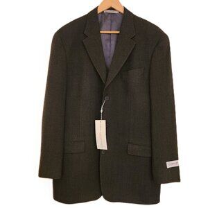 Emanuel Ungaro Wool  Three Button Tweed Sport Coat /Jacket - 40R -NEW